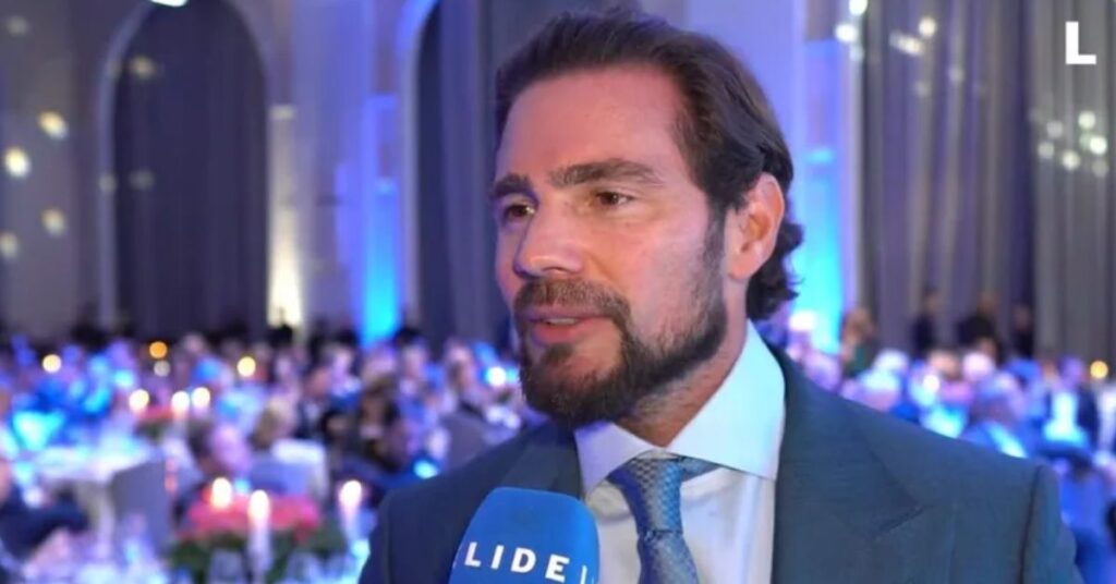 executivo do Banco Master durante evento institucional em São Paulo