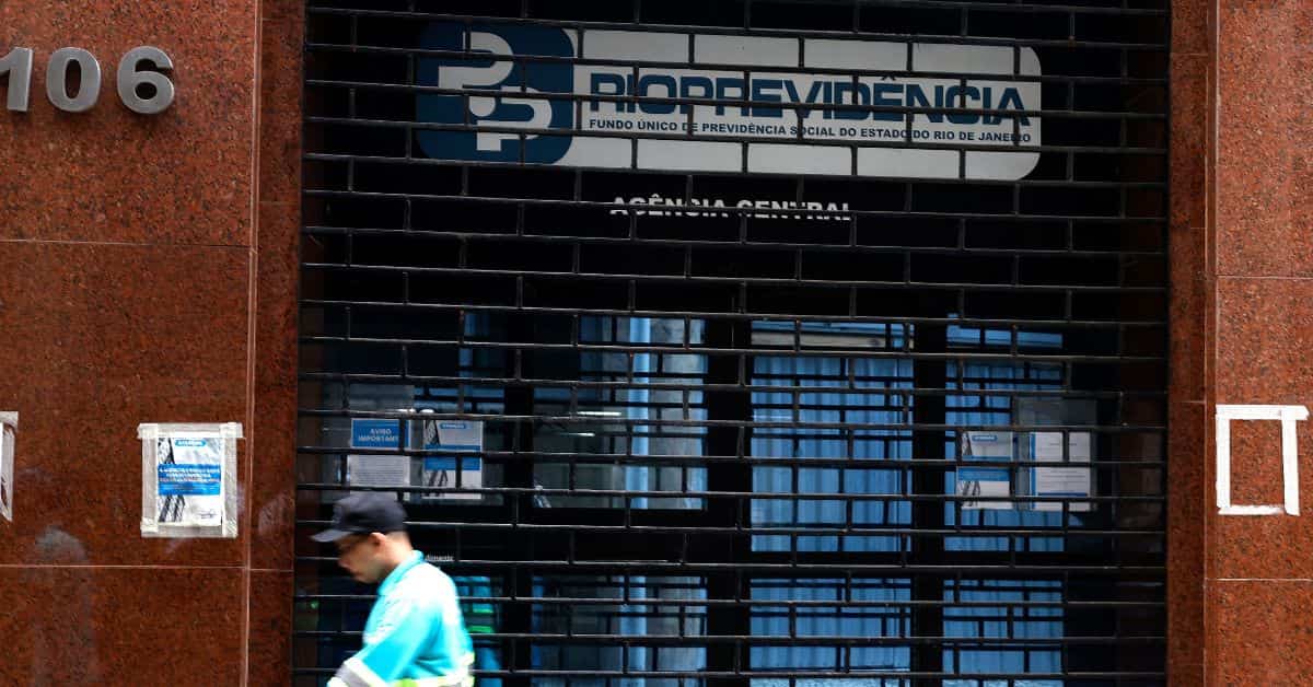 Sede da Rioprevidência fechada durante investigações que levaram a ocasião em que ex-presidente do Rioprevidência é preso em operação da PF