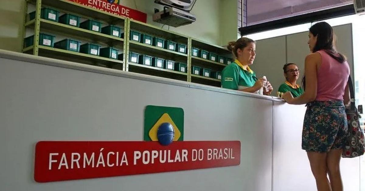 Atendimento do Programa Farmácia Popular em farmácia credenciada no Brasil