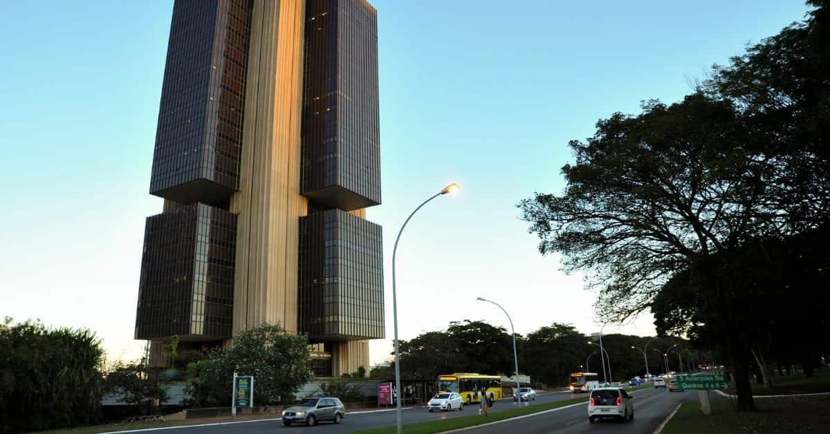 Relatório Focus hoje no prédio do Banco Central em Brasília